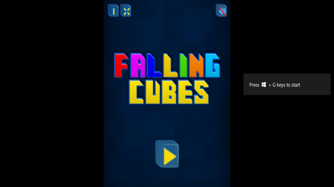 Falling Cubes preview